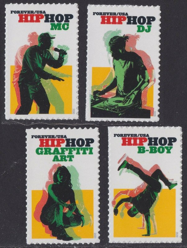 US 5480-5483 Hip Hop forever set (4 stamps) MNH 2020