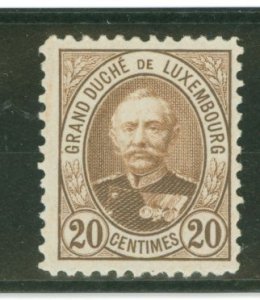 Luxembourg #62a Unused Single