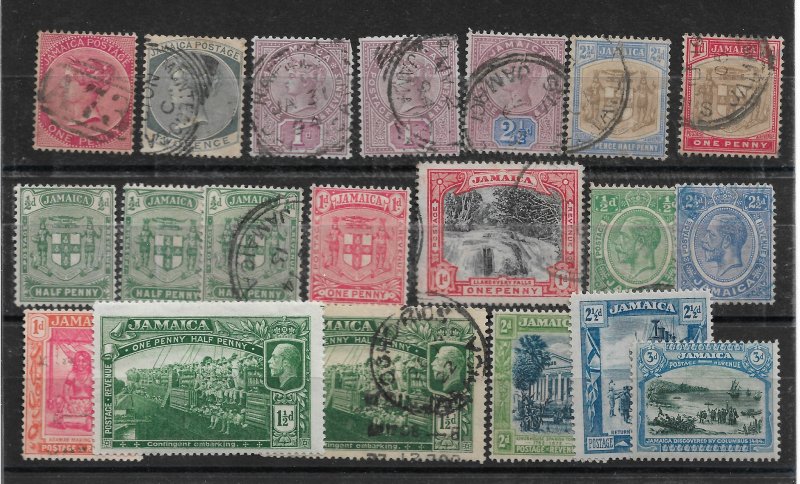 Jamaica From 1860 to 1970 ,lot of 45+ Stamps,Mint*/Used (GLN-1)