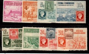 Cuba Scott 539-42,C110-13 Mint NH (Catalog Value $20.55)