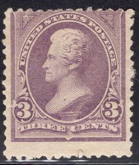 US Stamp Scott #253 Mint Hinged SCV $110