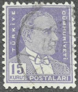 DYNAMITE Stamps: Turkey Scott #1027 - USED