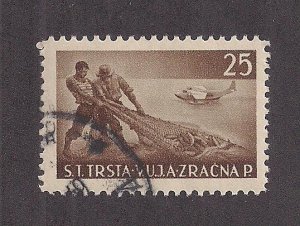 YUGOSLAVIA- TRIESTE  SC# C7  FVF/CTO  1949