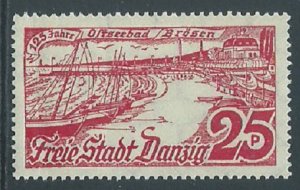 Danzig, Sc #217, 25pf MH