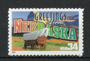 3587 * NEBRASKA GREETINGS  * U.S. Postage Stamp  MNH