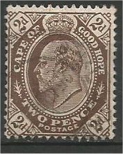 CAPE OF GOOD HOPE, 1904, used 2p, King Edward VII, Scott 65