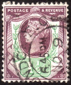 1887, Great Britain, 1 1/2p, Used, Sc 112, Sg 198