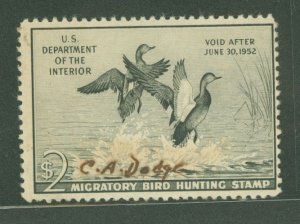 United States #RW18  Single