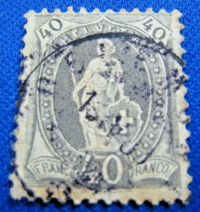 SWITZERLAND  1901  -  SCOTT # 84b    USED     (LL)