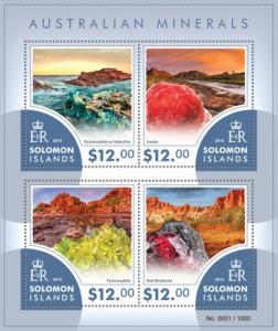 SOLOMON ISLANDS 2015 SHEET AUSTRALIAN MINERALS slm15402a