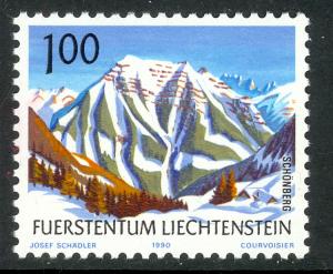 LIECHTENSTEIN 1990-93 1fr Schonberg MOUNTAINS Issue Sc 938 MNH
