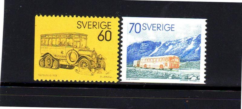 SWEDEN #990-991  1973  MAIL   MINT  VF NH  O.G