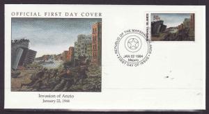 D1-Marshall Is.FDC-WWII event-Invasion of Anzio-1944-