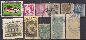 Brazil Selection of 11 used stamps ( K511 )