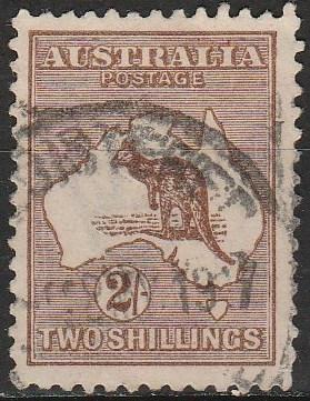 Australia #52  F-VF Used CV $27.50 (A17577)