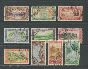 Cook Islands 1949 set used