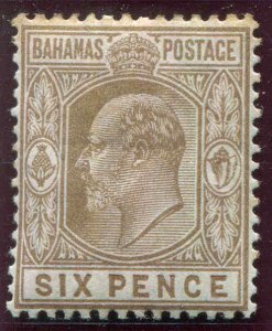 Bahamas Sc 47 6p MH  Fine