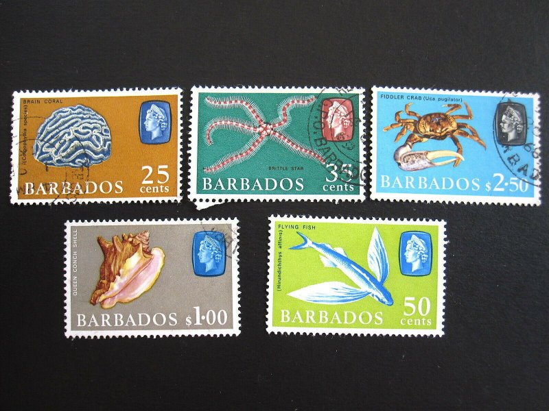 BARBADOS - SCOTT#267-280 - CS - USED - CAT VAL $13.80