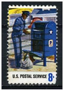 USA 1973 - Scott 1490 - Postal employees, Mail collection