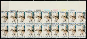 US sheet of 20, Scott# 1787A, MNH, guide dog, See for me 15 cents, plate, Mail