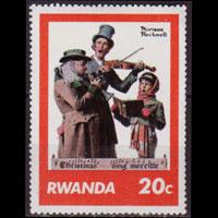 RWANDA 1981 - Scott# 1027 Painting 20c LH