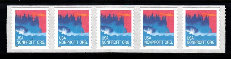 USA PNC SC# 3874a SEACOAST NON PROFIT $0.05c. PL# P4444 SPACE S.A. MNH