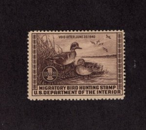 RW6 - Federal Duck Stamp. Single. MNH. OG.  #02 RW6mnhd