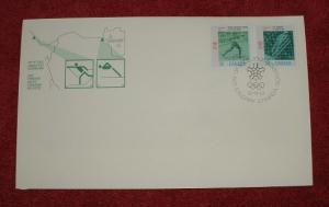 1987 36c Olympics Pair - Canada Post Cachet FDC #1153a