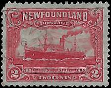 NEWFOUNDLAND   #146 USED MISSING CORNER  (8)