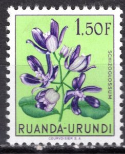 Ruanda Urundi 1953; Sc. # 124; MLH Single Stamp