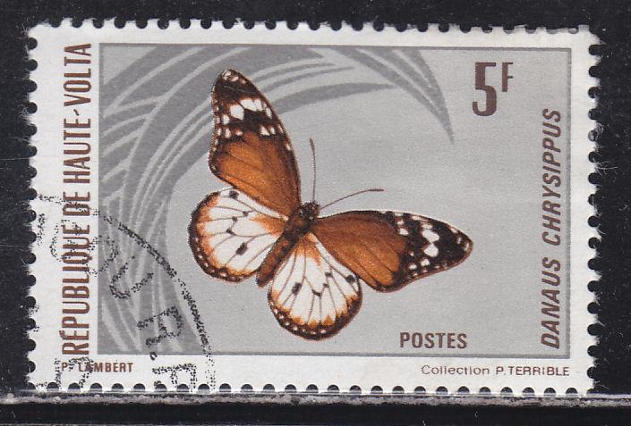 Burkina Faso 247 Danaus Chyrsippus 1971