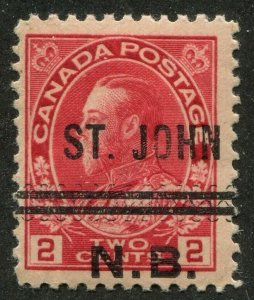 Canada Precancel ST. JOHN 1-106