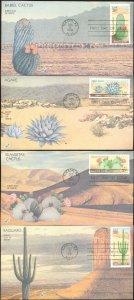 #1942-45 Desert Plants Spectrum FDC Set