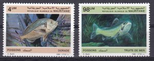 Mauritania, Fauna, Fishes MNH / 1986