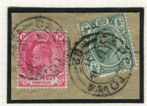 TRANSVAAL Interprovincial Period Ed VII CAPE TOWN Postmark on 1d. Piece