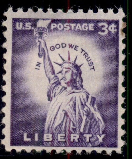 #1035, 3¢ STATUE OF LIBERTY, LOT OF 400 MINT STAMPS, SPICE UP YOUR MAILINGS!