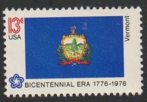 SC# 1646 - (13c) - State Flags, Vermont used single