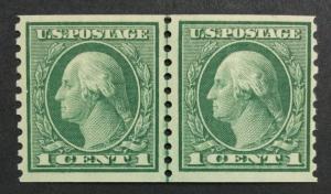 MOMEN: US #452 LINE PAIR MINT OG NH #24258