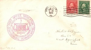 1934 Post Office Dedication - Stroudsburg, Pa - F25973