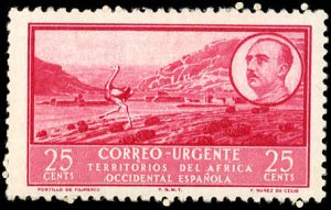 Spanish West Africa-Scott #E1 F-VF/NH - 1951 25¢ Tilimenzo Pass