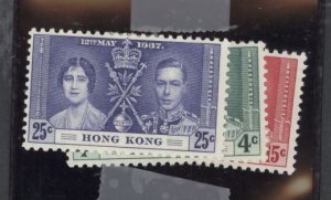 Hong Kong #151-153 Mint (NH)