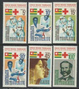 TOGO SC# 553-7, C51 F-VF MNH 1966