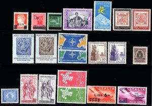 Italy, 10 each MNH. Scott cat val. over $100.00