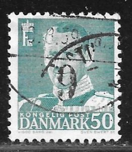 Denmark 336: 50o Frederik IX, used, F-VF