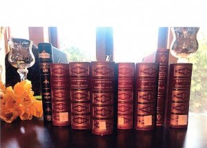 FIVE VOLUME 19TH CENTURY WORLD WIDE COLLECTION IN FIVE MAURY ALBUMS