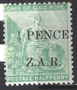 Cape of Good Hope 1899 SC N1 MLH SCV $240.00