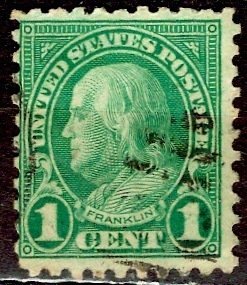 U.S.A.; 1923; Sc. # 581;  Used Perf. 10 Single Stamp