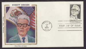 US 1875 Everett Dirksen 1981 Colorano U/A FDC