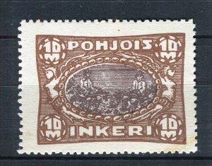FINLAND North Ingrian; 1920 early Pictorial issue 10M. value