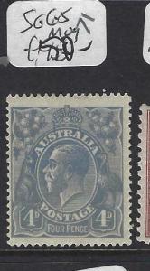 AUSTRALIA   (P2302B) KGV   4D   SG 65   MOG 